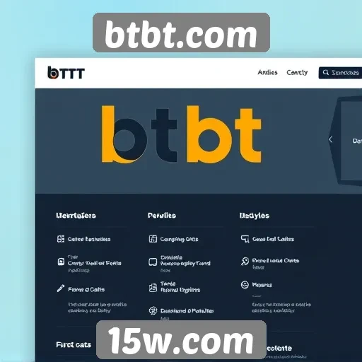 Análise da interface do usuário no btbt.com